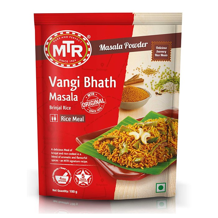 MTR - Vangi Bhath Powder 100 Gm Brinjal Rice