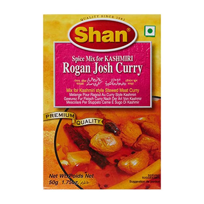 Shan - Rogan Josh Curry 50 Gm Masala