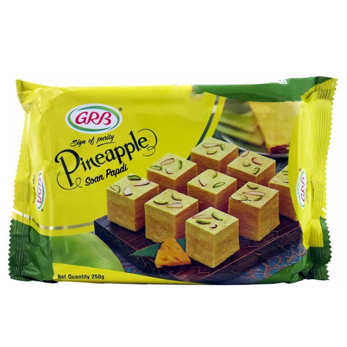 GRB - Pineapple Soan Papdi 250 Gm