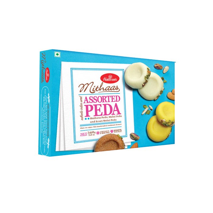 Haldiram - Peda 340 Gm 12 Ct 