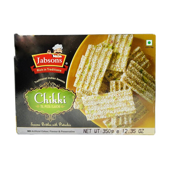 Jabsons - Chikki Til Pista Elaichi 400 Gm