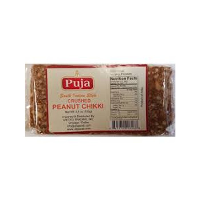 Puja - Crushed Peanut Chikki 100 Gm